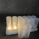 YASENN Rechargeable LED Candle Set – 12 Flameless Candles with Type-C Charging Base | Realistic Flickering Flame | Timer & Safe Design for Wedding, Restaurant & Home Decor