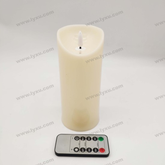 YASENN Thick Convex LED Candle with Normal– 1PCS Bullet Flame (17.5CM)
