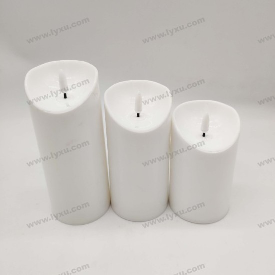 YASENN Thick Convex LED Candle with Remote – 1PCS (12.5CM)  2*R14