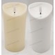 YASENN Thick Convex LED Candle with Timer – 3PCS (17.5CM/ 15CM/12.5CM)  2*R14
