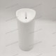 YASENN Thick Convex LED Candle with Remote– 1PC (15CM)  2*R14