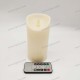 YASENN Thick Convex Swaying LED Candle  with Timer– 1PC (15CM )