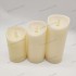 YASENN 3PCS Convex LED Candle Set with Timer – Realistic Swaying Flame, Sizes 17.5/15/12.5cm – Flameless, Battery Operated (2×R14) – Perfect for Home Decor, Weddings, Memorials & Seasonal Displays