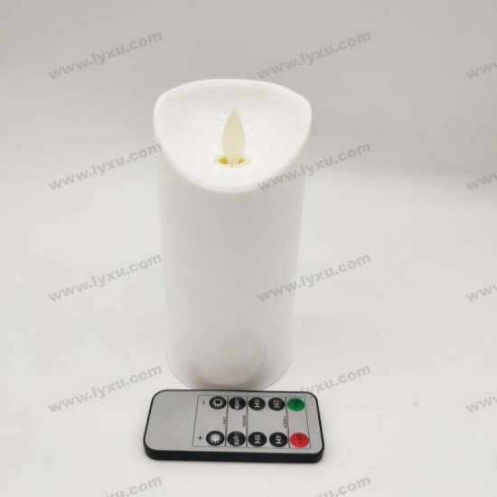 YASENN 15CM LED Candle with Remote and Timer – Realistic Flickering Flame | Ideal for Home, Parties, Weddings, and Holiday Decorations