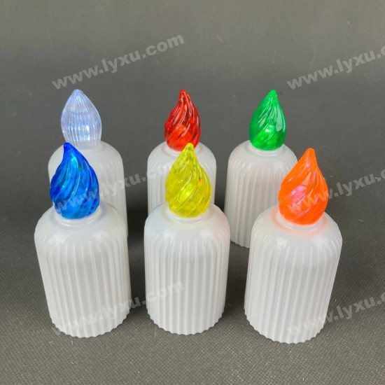 YASENN Vertical Stripe Slim LED Candle with Remote – 12PCS