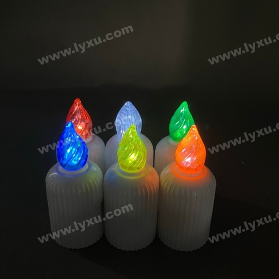 YASENN Vertical Stripe Slim LED Candle with Remote – 12PCS