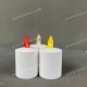 YASENN Dual Flame LED Candle with Remote – 13.5CM | Realistic Inner & Outer Flickering Flames | Timer & Battery Operated | Flameless & Safe