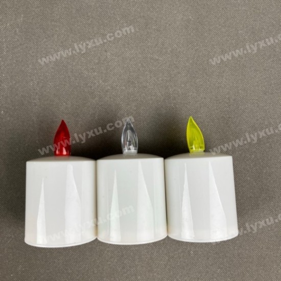 YASENN Dual Flame LED Candle with Remote – 13.5CM | Realistic Inner & Outer Flickering Flames | Timer & Battery Operated | Flameless & Safe