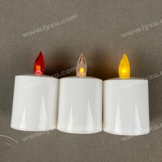 YASENN Dual Flame LED Candle with Remote – 13.5CM | Realistic Inner & Outer Flickering Flames | Timer & Battery Operated | Flameless & Safe
