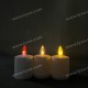 YASENN Dual Flame LED Candle with Remote – 13.5CM | Realistic Inner & Outer Flickering Flames | Timer & Battery Operated | Flameless & Safe