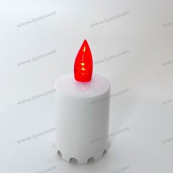 YASENN 12PCS Double Flame LED Candles – 10.5CM | Realistic Dual-Layer Flickering | Battery Operated & Flameless | Safe for Home, Religious & Memorial Use