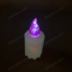 YASENN 12PCS Crack Flame LED Candle Lights – Ø5×11.2CM | Flameless & Battery Operated | Safe for Memorials, Home Decor & Ambient Lighting