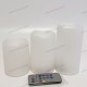 YASENN Wavy-Edge LED Candle Set – 3PCS