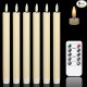 YASENN Slim Bullet-Head LED Candle Light 26CM– 6PCS