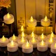 YASENN LED Tealight Candle – 24PCS -Flickering Flameless LED Lights, for Decoration (3.8×4.0CM)