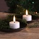 YASENN Concave Bullet Tip LED Tealight – 24PCS Set (Ø4.0cm × 5.2cm) | Realistic Soft Bullet-Shaped Flame, Battery Operated, Flameless & Safe – Perfect for Dining, Ceremonies, and Home Décor
