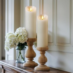 YASENN Bullet-Shaped Flame LED Candle Light with Remote – 12.5CM | Realistic Flicker, Battery Powered – Ideal for Home Decor, Weddings, Restaurants, and Events