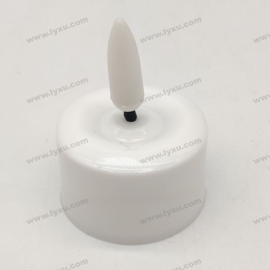 YASENN Concave Bullet Tip LED Tealight – 24PCS Set (Ø4.0cm × 5.2cm) | Realistic Soft Bullet-Shaped Flame, Battery Operated, Flameless & Safe – Perfect for Dining, Ceremonies, and Home Décor