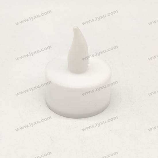 YASENN Concave Bullet Tip LED Tealight – 24PCS Set (Ø3.8cm × 4.3cm) | Realistic Flickering White LED with Soft Silicone Flame – Battery Operated, Safe & Flameless – Perfect for Home Décor, Temples, and Events