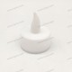 YASENN Concave Bullet Tip LED Tealight – 24PCS Set (Ø3.8cm × 4.3cm) | Realistic Flickering White LED with Soft Silicone Flame – Battery Operated, Safe & Flameless – Perfect for Home Décor, Temples, and Events