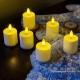 YASENN Smooth Bullet Flame LED Candle – 6PCS