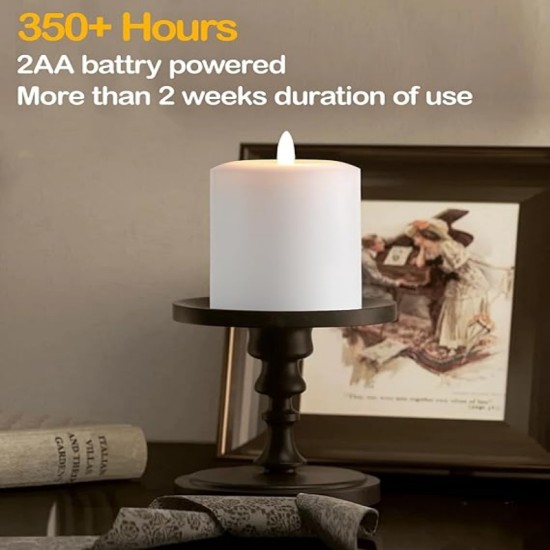 YASENN Thickened Dome LED Candle Light Timer 10CM– 1PCS