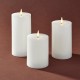 YASENN 3PCS Slim Convex LED Candle Light Set with Timer – Flameless, Flickering Bulb Flame | 10cm / 12.5cm / 15cm Heights | Safe for Indoor Decor & Gifting