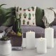 YASENN Slim Set of 3 Convex LED Candle Lights 