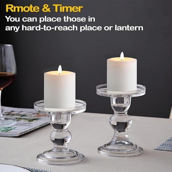 YASENN Thickened Dome LED Candle Light 15CM– 1PCS