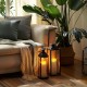 YASENN Bullet-Shaped Flame LED Candle Light with Remote – 17.5CM | Realistic Flickering Flame, Battery Operated – Perfect for Home Decor, Events, Parties, and Gift Giving