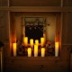 YASENN Bullet-Shaped Flame LED Candle Light with Remote – 17.5CM | Realistic Flickering Flame, Battery Operated – Perfect for Home Decor, Events, Parties, and Gift Giving