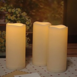 YASENN Wavy-Edge LED Candle Timer 10CM– 1pcs