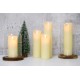 YASENN 3PCS Dancing Flame LED Candle Set with Timer – Flickering Swaying Flame | 12.5cm, 15cm & 17.5cm | Flameless, Battery Operated 
