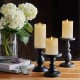 YASENN Thick Convex Swaying LED Candle with Remote – 3PCS (17.5CM,15CN/12.5CM)