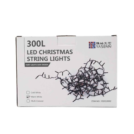 YASHEN 300 Count Led String Lights With 8 Lighting Mode