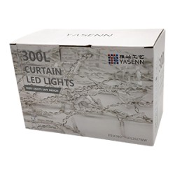 YASENN 300LED Icicle String Lights – 29.5Ft Cool White Connectable Lights with 8 Modes & Timer | Waterproof Indoor/Outdoor Christmas Decoration for Eaves, Garden, Home