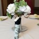 6.8×25.5CM Flower Pot Style LED Candle Light – Elegant Church Decor | Realistic Flicker | Battery Included