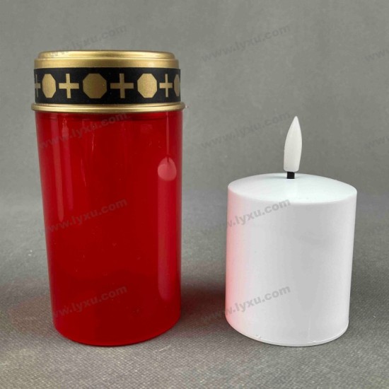 YASENN Memorial Candle Light with LED Flame Tip-12PCS
