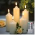 YASENN  Real Wax LED Candle Set with Remote control -5PCS（10/12.5/15/17.5/20cm）
