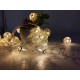 10LED Mini Lantern String Light – Warm White Battery Operated Fairy Lights | Portable & Decorative for Bedroom, Parties & Displays