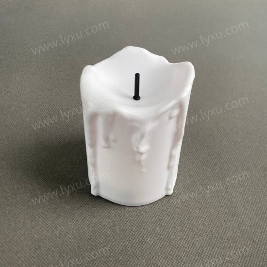 YASENN Large Dripping Wax LED Candle Light – 6PCS Set | Realistic Large Dripping Wax Design | Flameless & Battery Operated (2×AA) | Safe Indoor Use