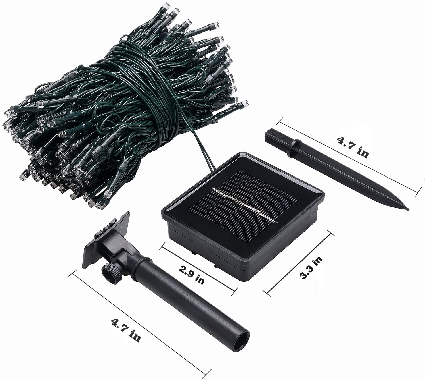 Outdoor IP65 solar string lights vs indoor set